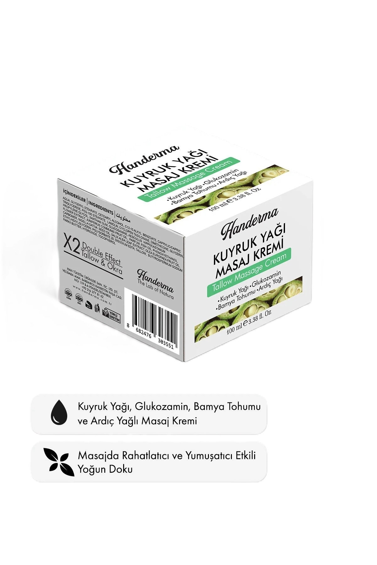 HANDERMA Kuyruk Yağı Masaj Kremi 100 ML