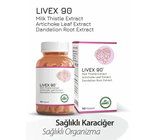 ANTİ Livex Enginar Deve Dikeni Karahindiba Ekstresi Vcaps 90 Kapsül