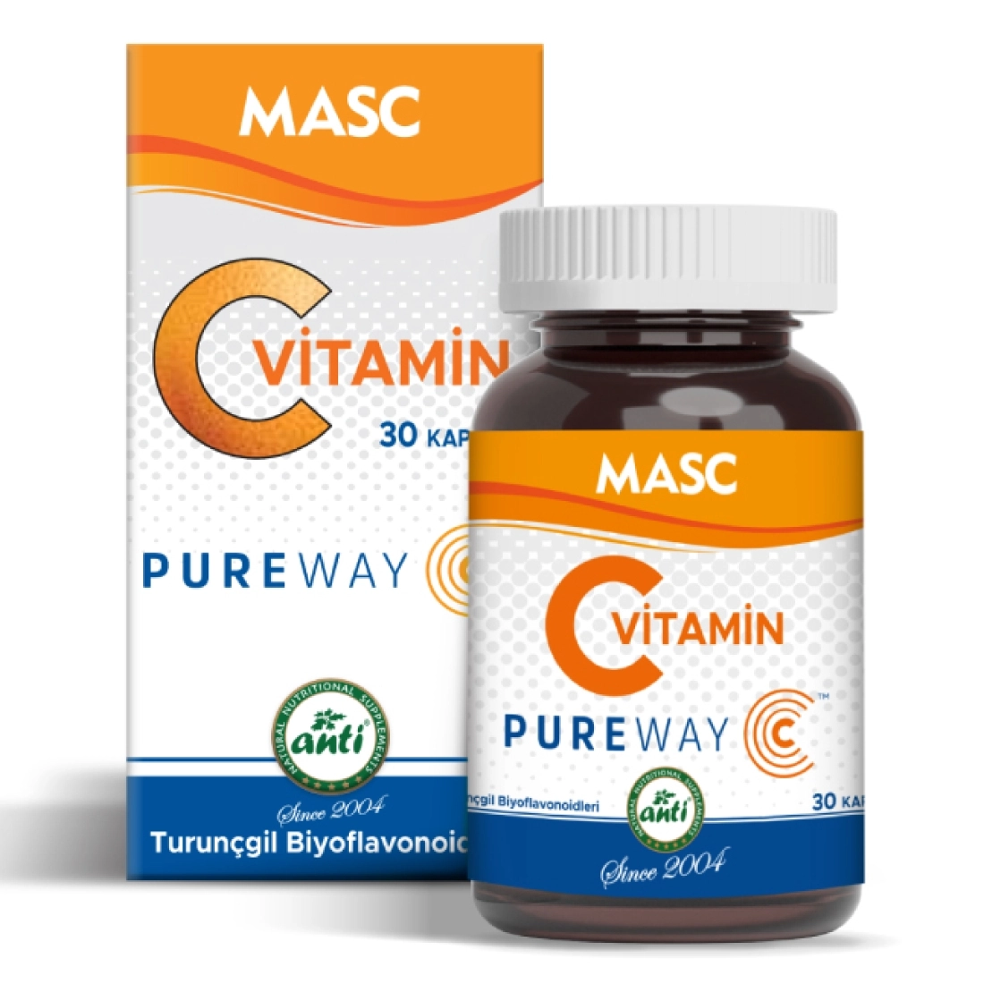 ANTİ Macs Pureway C Vitamini DRcaps 30 kapsül
