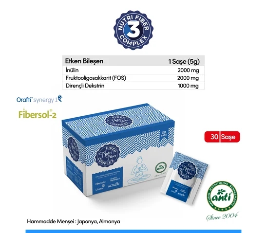 ANTİ Nutri Fiber 3 Komplex 30 Saşe