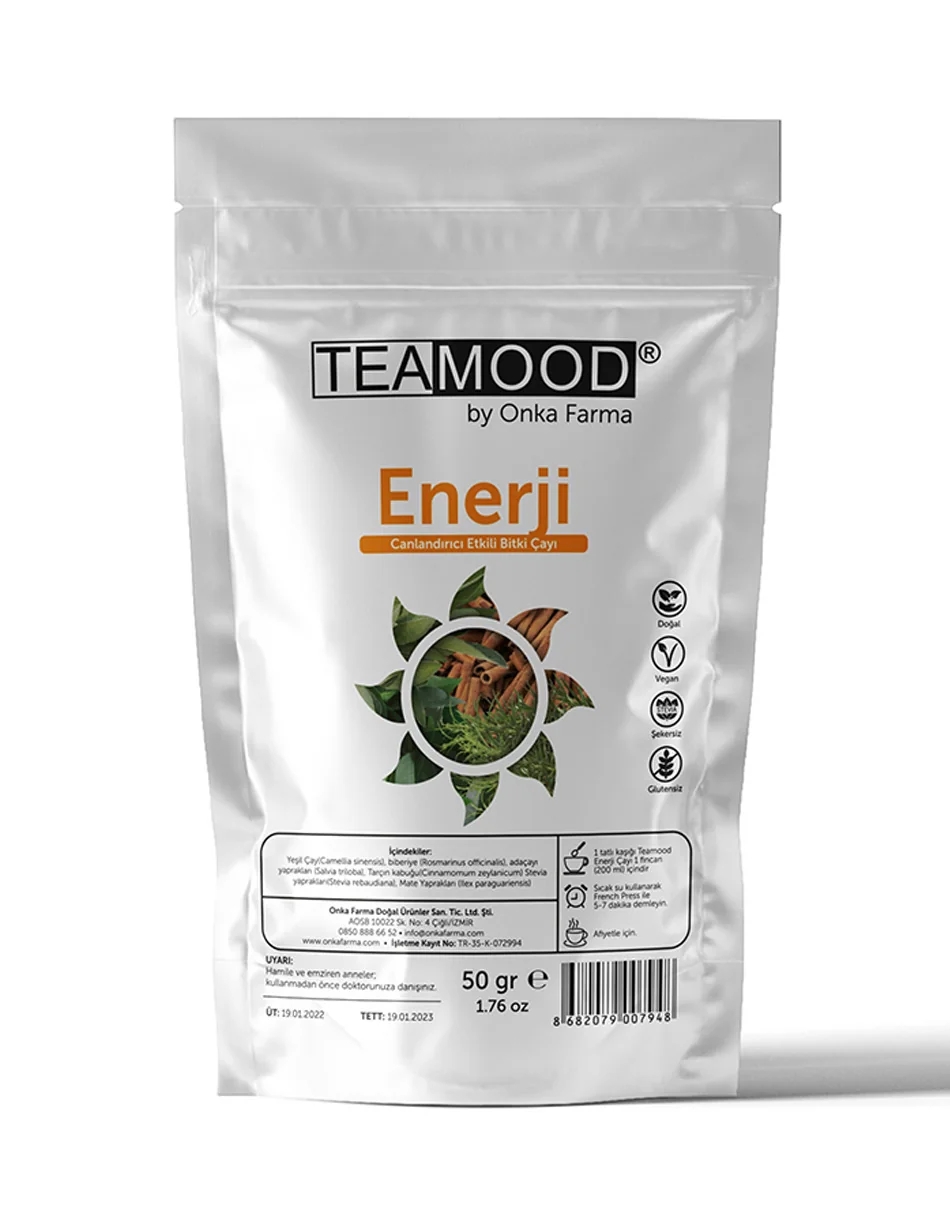 ONKA FARMA Teamood Enerji Çayı 50 Gr