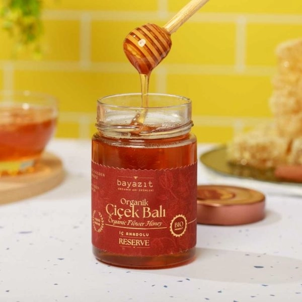 BAYAZIT Organik Çiçek Balı (1600 Rakım) 450 Gr