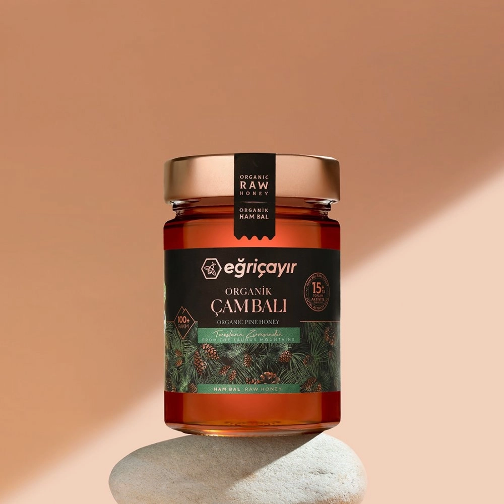 EĞRİÇAYIR Organik Çam Balı TA15+ 450 Gr