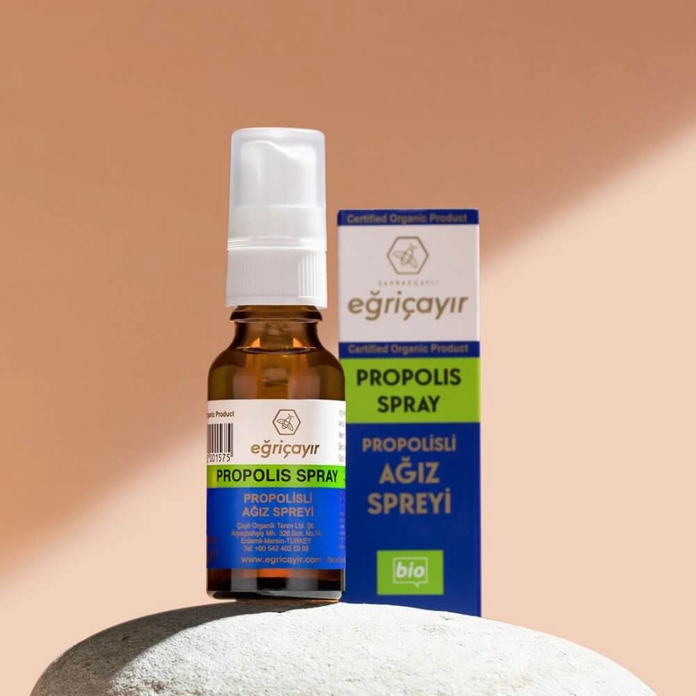 EĞRİÇAYIR Organik Propolisli Ağız Spreyi 20 ML