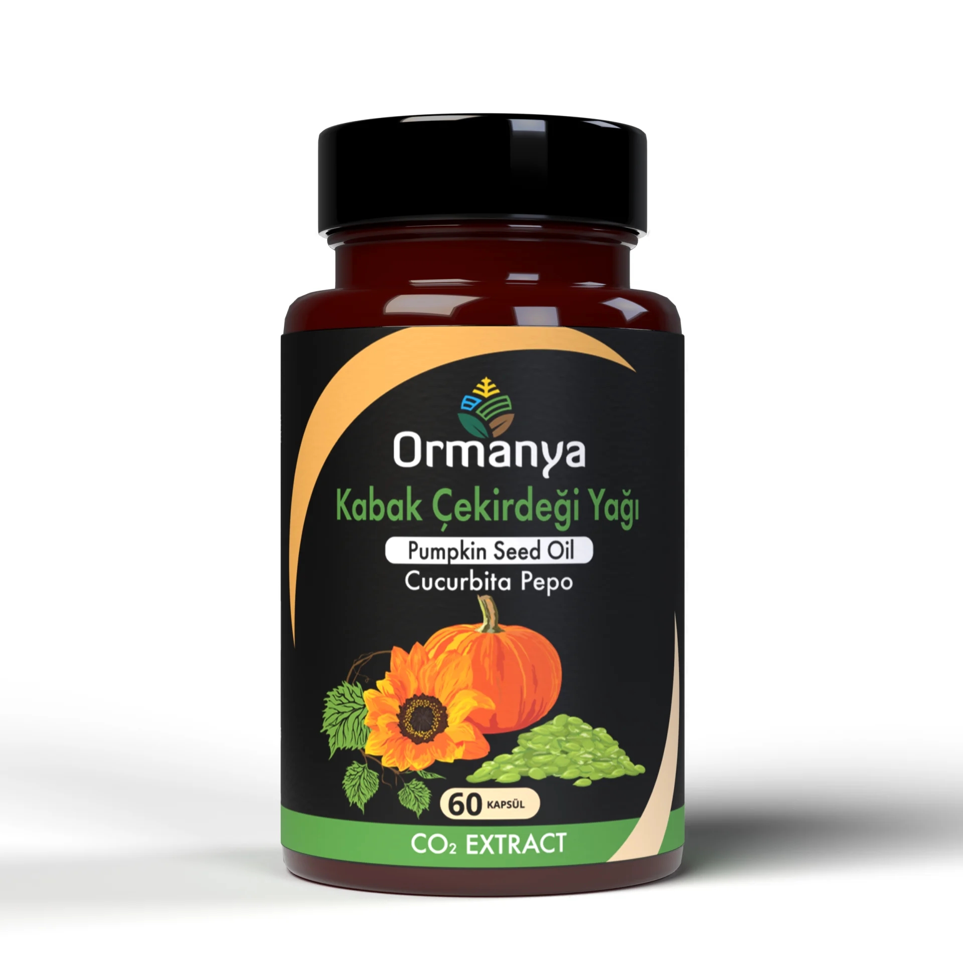 ORMANYA Kabak Çekirdeği Yağı 830 Mg - 60 Kapsül