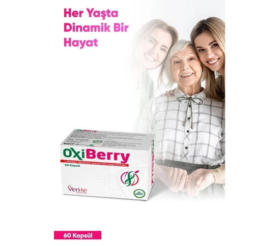 ANTİ Oxi Berry L-Glutatyon Resveratrol Koenzim Q10 Vcaps 60 Kapsül 