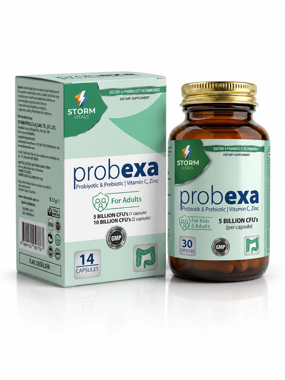 STORM VITALS Probexa Probiyotic & Prebiotic 14 Kapsül