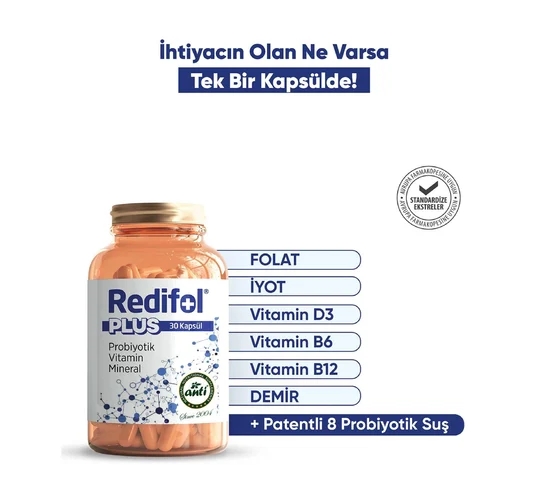 ANTİ Redifol Plus DRcaps 30 Kapsül