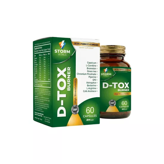 STORM VITALS D-Tox 60 Kapsül