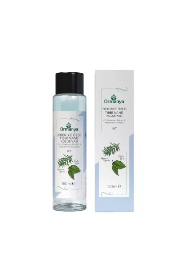ORMANYA Biberiye Özlü Tıbbi Nane Kolonyası 180 ML