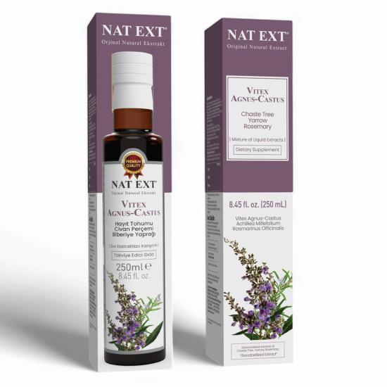 NAT EXT Vitex Agnus Castus (Hayıt Tohumu Karışım) 250 ML