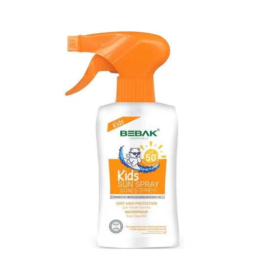 BEBAK Çocuk Güneş Spreyi SPF 50+ UVA & UVB Işınlarına Karşı Yüksek Koruma Etkili 175 ML