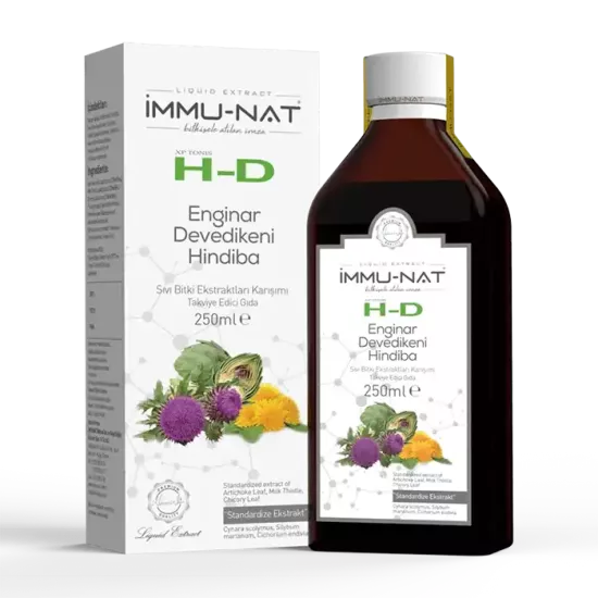 İMMUNAT H-D Enginar Deve Dikeni Hindiba Ekstraktı 250 ML