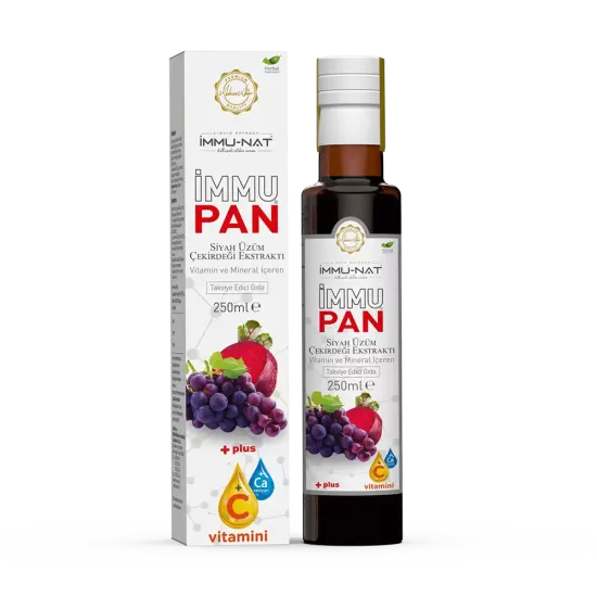 İMMUNAT İmmu Pan Siyah Üzüm Çekirdeği Ekstraktı 250 ML