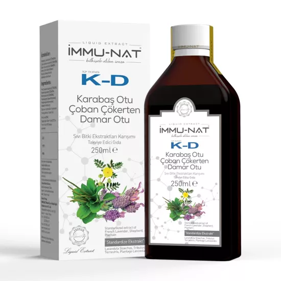İMMUNAT K-D Karabaş Otu Çoban Çökerten Damar Otu Ekstraktı 250 ML