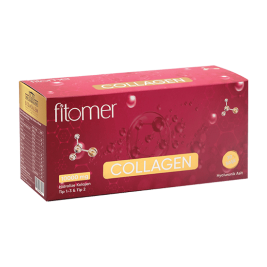 FİTOMER Hidrolize Kolajen Tip 1-3 & Tip 2 10000 mg 30 Saşe