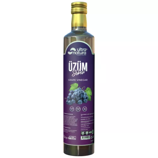 ULTRA NATURA Üzüm Sirkesi 500 ML