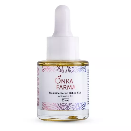 ONKA FARMA Yaşlanma Karşıtı Bakım Yağı 20 ML
