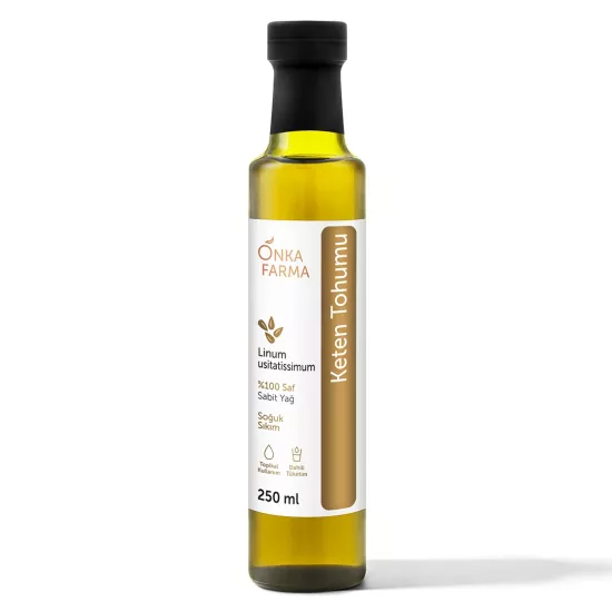 ONKA FARMA Keten Tohumu Yağı 250 ML