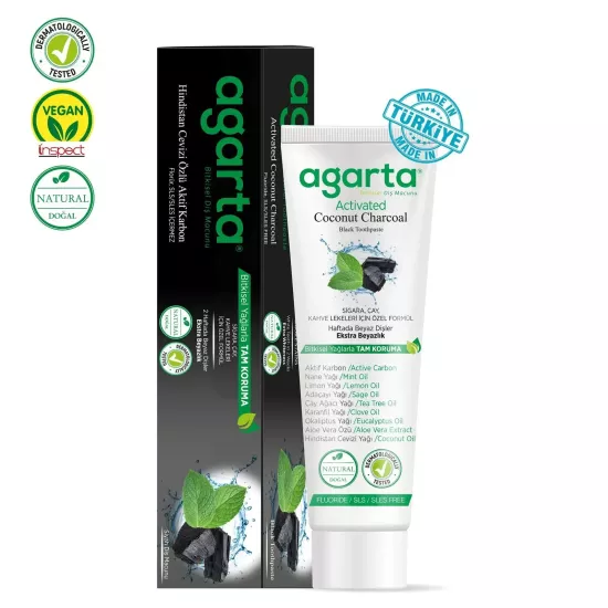 AGARTA Diş Macunu (Aktif Karbon) 100 ML