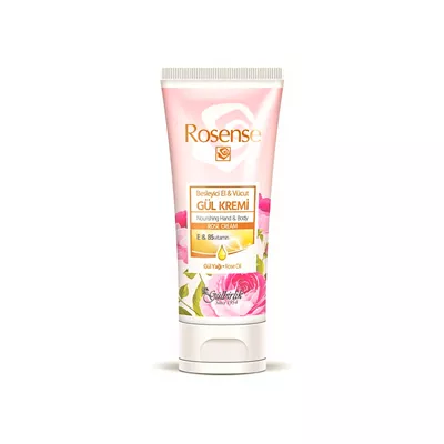 ROSENSE Besleyici El ve Vücut Gül Kremi 75 ML