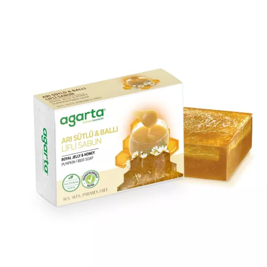 AGARTA Arı Sütlü & Ballı Lifli Sabun 150 Gr