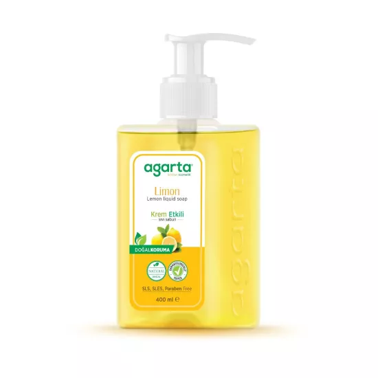 AGARTA Limon Sıvı Sabun Krem Etkili 400 ML