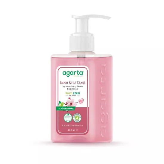 AGARTA Japon Kiraz Çiçeği Sıvı Sabun Krem Etkili 400 ML