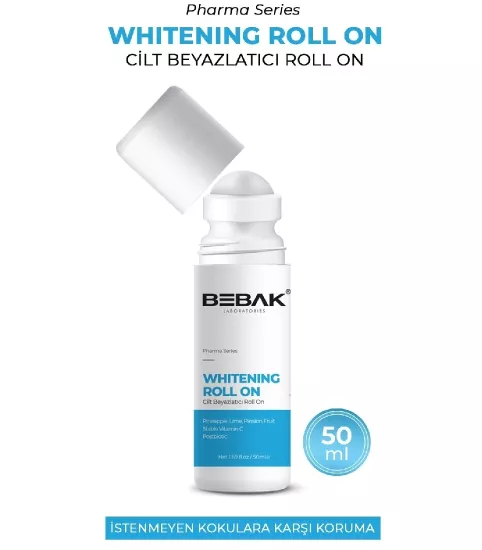 BEBAK Terleme Geciktirici & Cilt Beyazlatıcı Roll On 50 ML