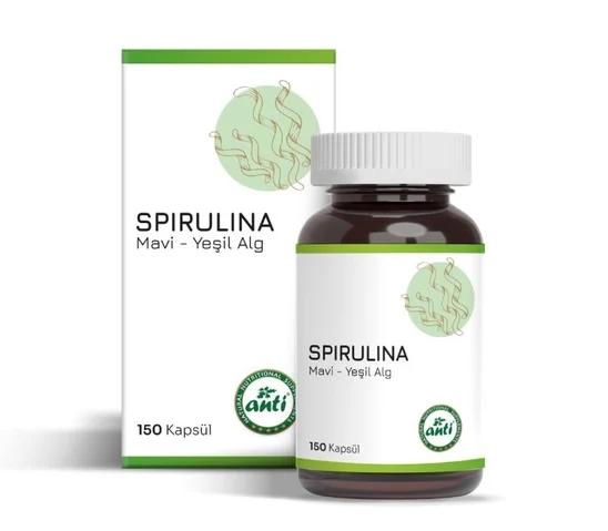 ANTİ Spirulina (Mavi Yeşil Alg) Vcaps 150 Kapsül