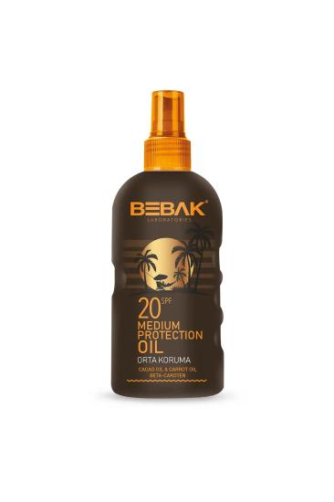 BEBAK SPF 20+ Bronzlaştırıcı Yağ 150 ML