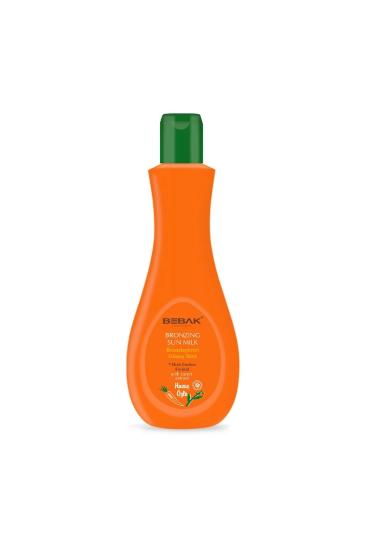 BEBAK Bronzlaştırıcı Havuç Özlü Güneş Bakım Sütü - Şişe 120 ML