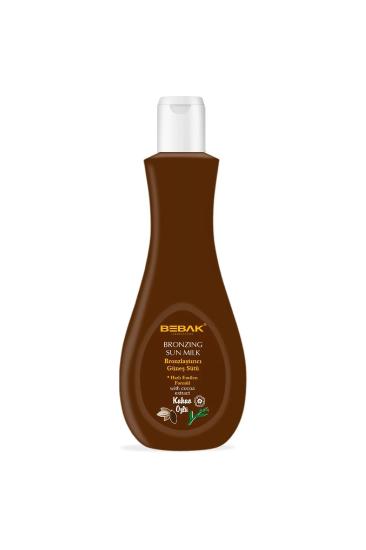 BEBAK Bronzlaştırıcı Kakao Özlü Güneş Bakım Sütü - Şişe 215 ML