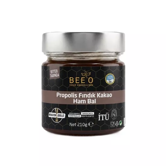 BEEO Propolis Fındık Kakao Ham Bal Karışımı 210 Gr