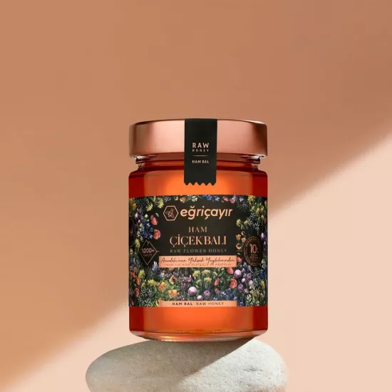 EĞRİÇAYIR Ham Çiçek Balı TA10+ 450 Gr