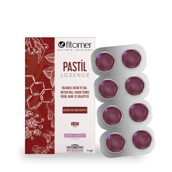 FİTOMER Pastil Ihlamur & Meyan Balı 16 Adet