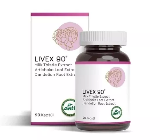 ANTİ Livex Enginar Deve Dikeni Karahindiba Ekstresi Vcaps 90 Kapsül