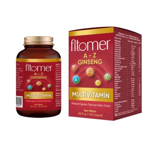 FİTOMER Multivitamin & Multimineral 30 Kapsül