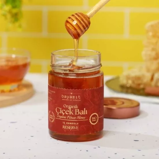 BAYAZIT Organik Çiçek Balı (1600 Rakım) 450 Gr