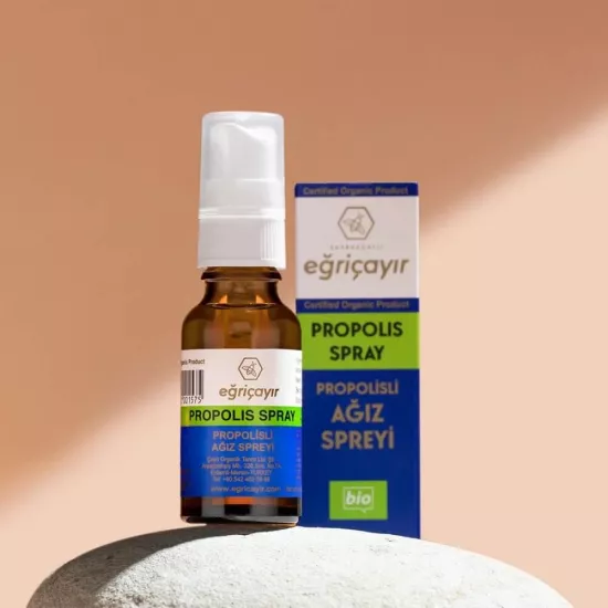 EĞRİÇAYIR Organik Propolisli Ağız Spreyi 20 ML