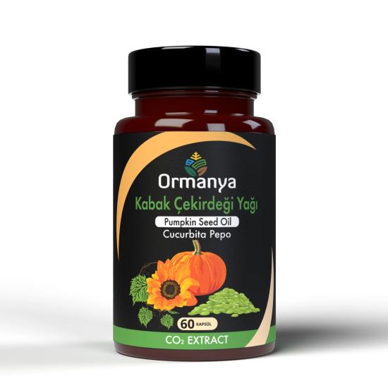 ORMANYA Kabak Çekirdeği Yağı 830 Mg - 60 Kapsül