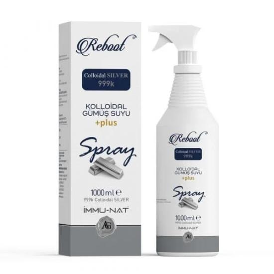İMMUNAT Kolloidal Silver (Gümüş) Suyu +Plus Dezenfektan Sprey 1000 ML