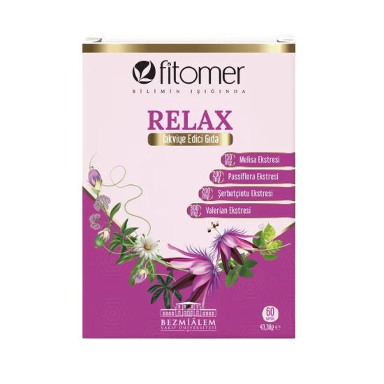 FİTOMER Relax Melisa & Passiflora 60 Kapsül