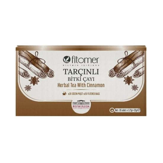 FİTOMER Tarçınlı Bitki Çayı 20 Süzen Poşet 35 Gr