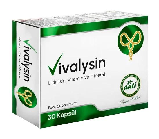 ANTİ Vivalysin L-Tirozin Vitamin & Mineral Vcaps 30 Kapsül 