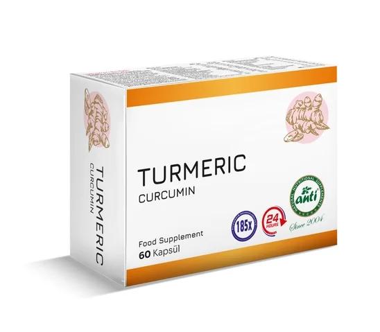 ANTİ Turmeric Zerdeçal Ekstraktı Licaps 60 Kapsül 