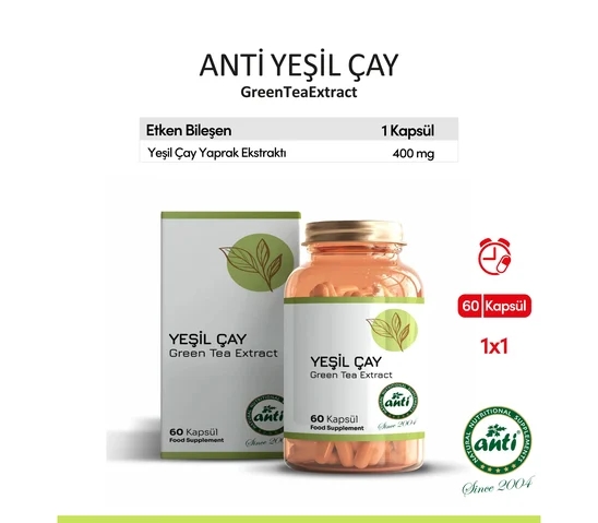 ANTİ Yeşil Çay Ekstresi Vcaps 60 Kapsül