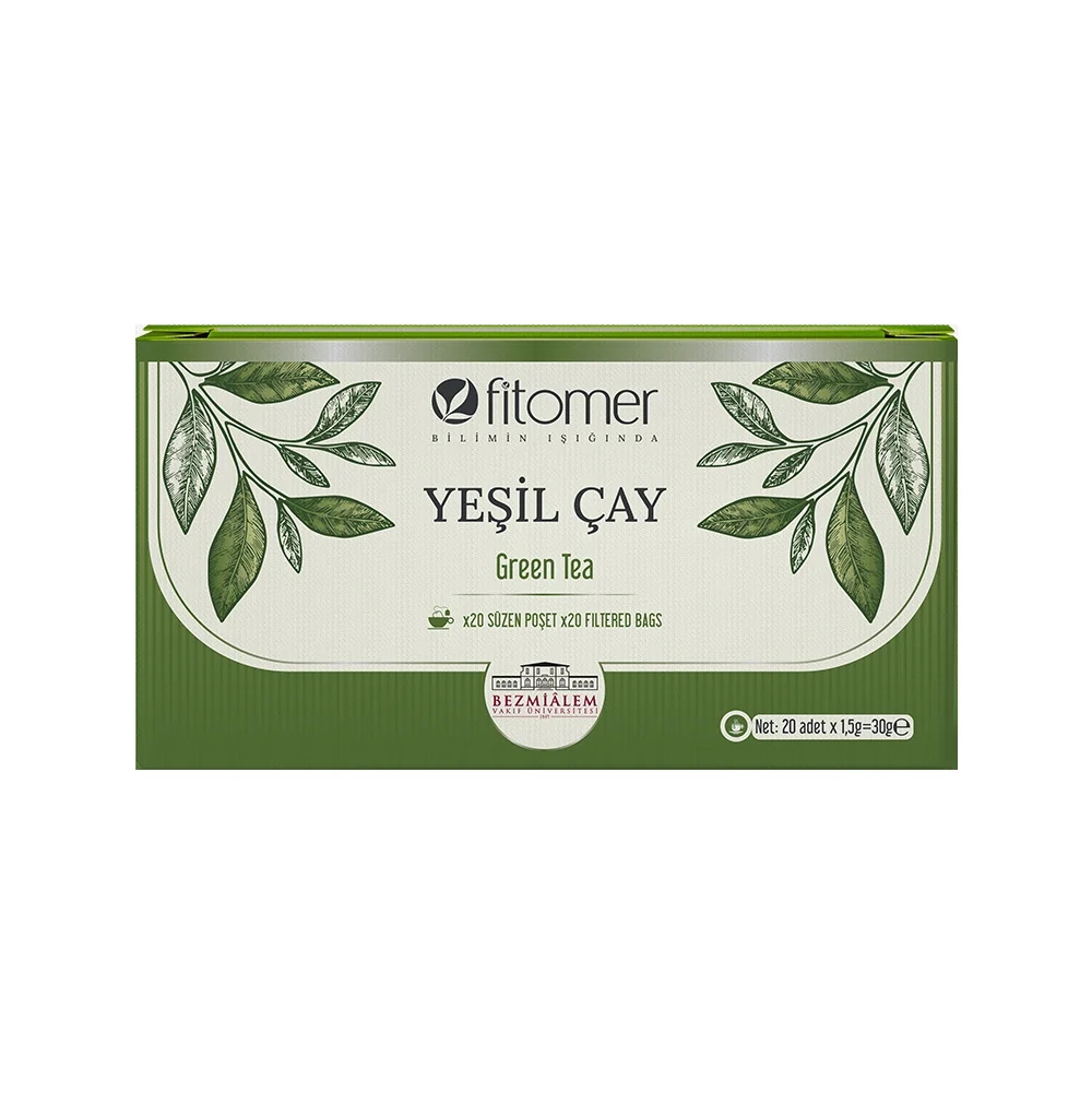 FİTOMER Yeşil Çay 20 Süzen Poşet 30 Gr