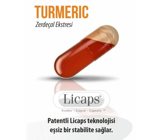 ANTİ Turmeric Zerdeçal Ekstraktı Licaps 60 Kapsül 