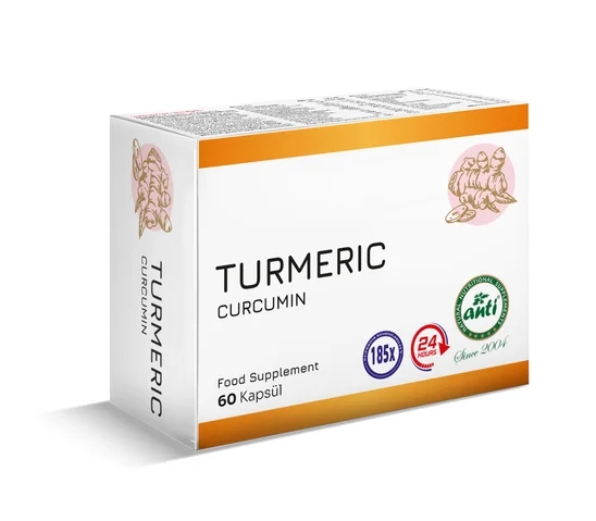 ANTİ Turmeric Zerdeçal Ekstraktı Licaps 60 Kapsül 